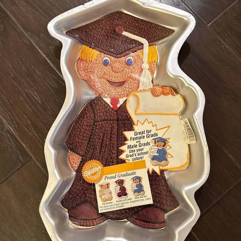 Vintage Wilton Graduate Cake Pan Aluminum